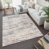 Tapiso Versay Vloerkleed Grijs Hoogpolig Shaggy Modern Tapijt Maat- 200x300