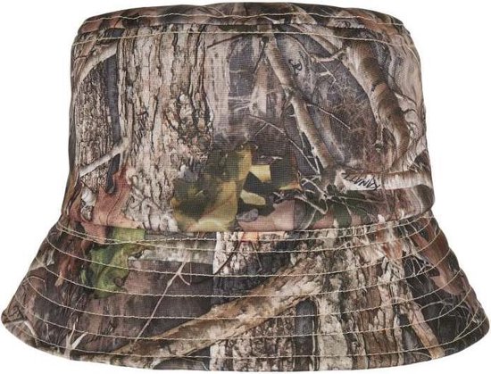 Urban Classics Bob Sherpa Real Tree Camo Réversible Marron
