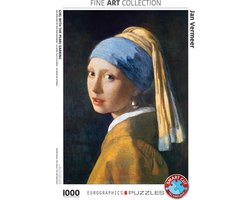 Eurographics - Meisje met de parel - Jan Vermeer De Delft - 1000 stukjes 48×68cm (b×h) - Fine Art Legpuzzel