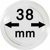 Lindner Hartberger muntcapsules Ø 38 mm (10x) voor penningen tokens capsules muntcapsule