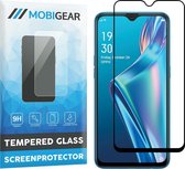 Mobigear Premium Screenprotector geschikt voor OPPO A12 Glazen Screenprotector - Case Friendly - Zwart