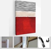 Set of Abstract Hand Painted Illustrations for Postcard, Social Media Banner, Brochure Cover Design or Wall Decoration Background - Modern Art Canvas - Vertical - 1883932774 - 50*4