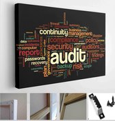 Audit and compliance in word tag cloud on white - Modern Art Canvas - Horizontal - 190723544 - 40*30 Horizontal