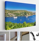 Itsallcanvas - Schilderij - Island Lokrum Near Dubrovnik Croatia Art Horizontal Horizontal - Multicolor - 40 X 50 Cm