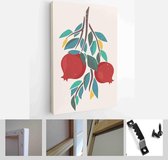 Abstract still life in pastel colors posters. Collection of contemporary art - Modern Art Canvas - Vertical - 1809079558 - 115*75 Vertical