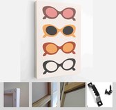 Abstract landscape poster collection. Set of contemporary art print templates - Modern Art Canvas - Vertical - 1768068257 - 40-30 Vertical