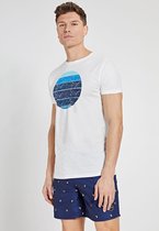 Shiwi Tee men sunset shades - white antique - M