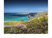 Poster - Mark Squire Bedruthan Steps - 40 X 50 Cm - Multicolor