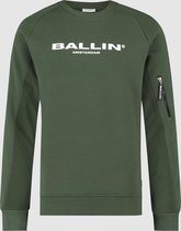 Ballin Amsterdam -  Heren Regular Fit   Sweater  - Groen - Maat XXL