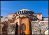 Poster uitzicht op Aya Sofya - Istanbul - 40x30 cm