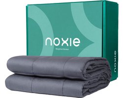 Noxie Premium Verzwaringsdeken 8 KG - Weighted Blanket - Katoen - 150x200cm - Grijs