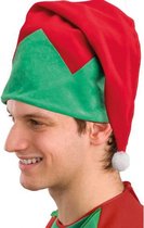Carnival Toys Hoed Elf Fleece Groen/rood One-size