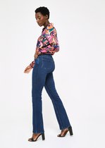 LOLALIZA Bootcut jeans - Donker Blauw - Maat 46