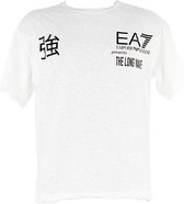 Emporio Armani EA7 T-Shirt - The Long Wave - Wit - Maat M