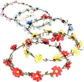 Dirndl haarband met margrieten diverse kleuren