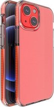 TPU dubbele kleur schokbestendige beschermhoes voor iPhone 13 mini (oranje)
