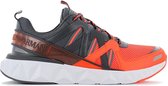 EA7 EMPORIO ARMANI Sneakers - Heren Sneakers Sportschoenen Schoenen Grijs-Oranje X8X055-XK135-N35 - Maat EU 42 UK 8