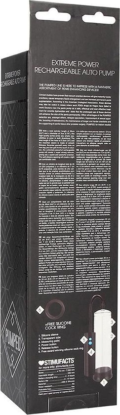Pompe automatique rechargeable Extreme Power - Transparent
