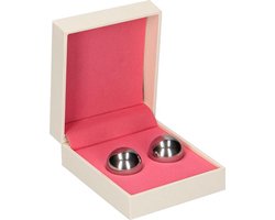 Shots Toys Ben Wa Balls Metalen Vaginale Balletjes Medium Gewicht - Zilver