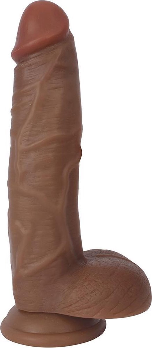 Goedkoopste Bareskin Realistische Dildo Met Balzak - 25 cm