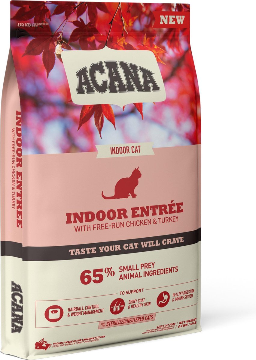Acana Cat Indoor Entrée 4.5 kg. | 4.5 kilogram