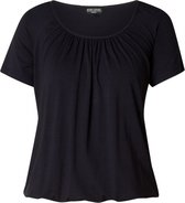 BASE LEVEL CURVY Yoni Jersey Shirt - Dark Blue - maat X-0(44)