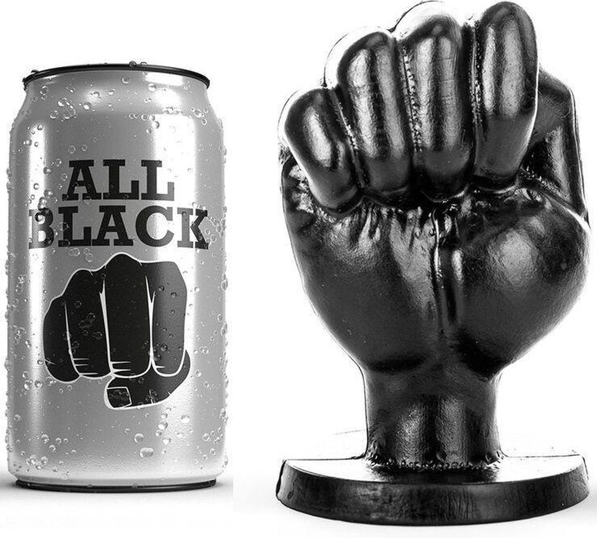 Goedkoopste All Black Fisting Dildo - Small