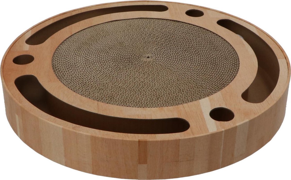 4animalz® Toy Kattenspeeltje Met Krabpaal - 40 Cm Doorsnede