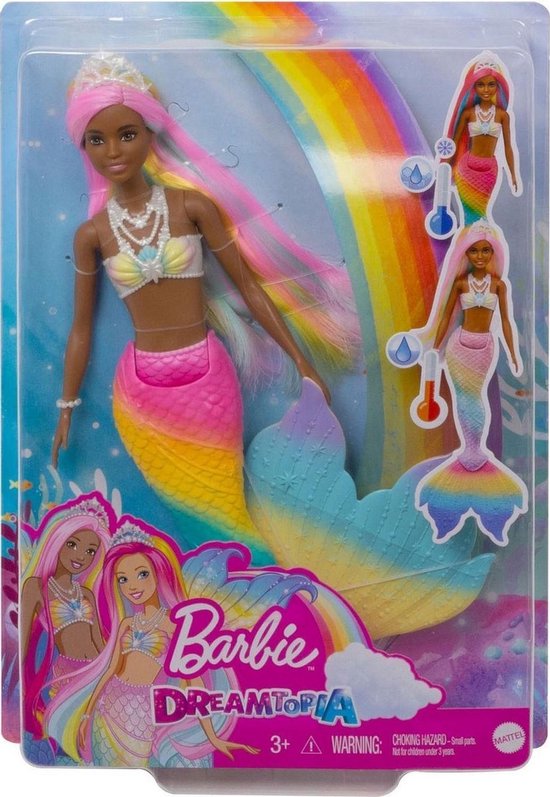 Barbie Dreamtopia Regenboogmagie - Zeemeerminpop Brunette
