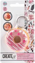 Create It! Donut Lippenbalsem Lichtroze Sleutelhanger