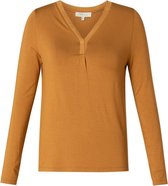 IVY BEAU Novah Jersey Shirt - Camel - maat 46
