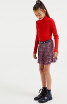WE Fashion Meisjes plissérok met bloemendessin