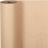 Cadeaupapier, naturel, B: 50 cm, 60 gr, 100 m/ 1 rol