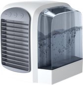 F10 Mini draagbare USB-ventilator Huishoudelijke desktop Watergekoelde airconditioningventilator (grijs)