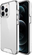 Hoog transparant acryl + TPU schokbestendig hoesje voor iPhone 13 Pro Max (transparant)