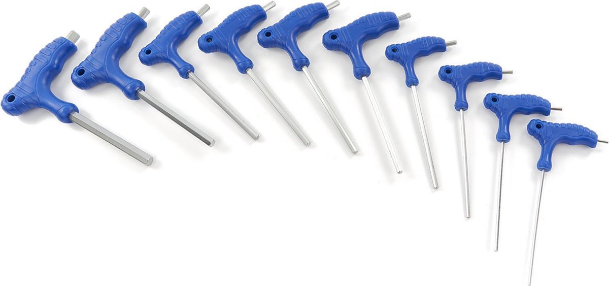 10 Delige Metrische T-Grepen Inbus Set