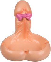 Penis Ashtray with Bow 11x8 cm