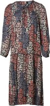 Dames jurk veelkleurige bloemenprint | Maat L/XL