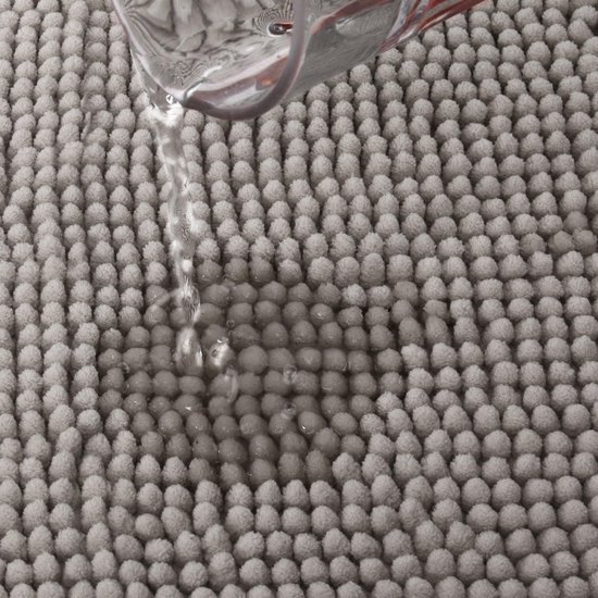 Beautissu Badmat Antislip 70x100cm Beaumare WR - Douchemat Grijs Badmat