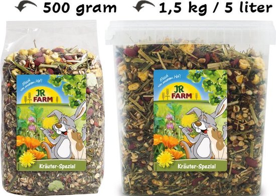 JR Farm- knaagdieren snack - kruiden speciaal - 500 gram - JR Farm