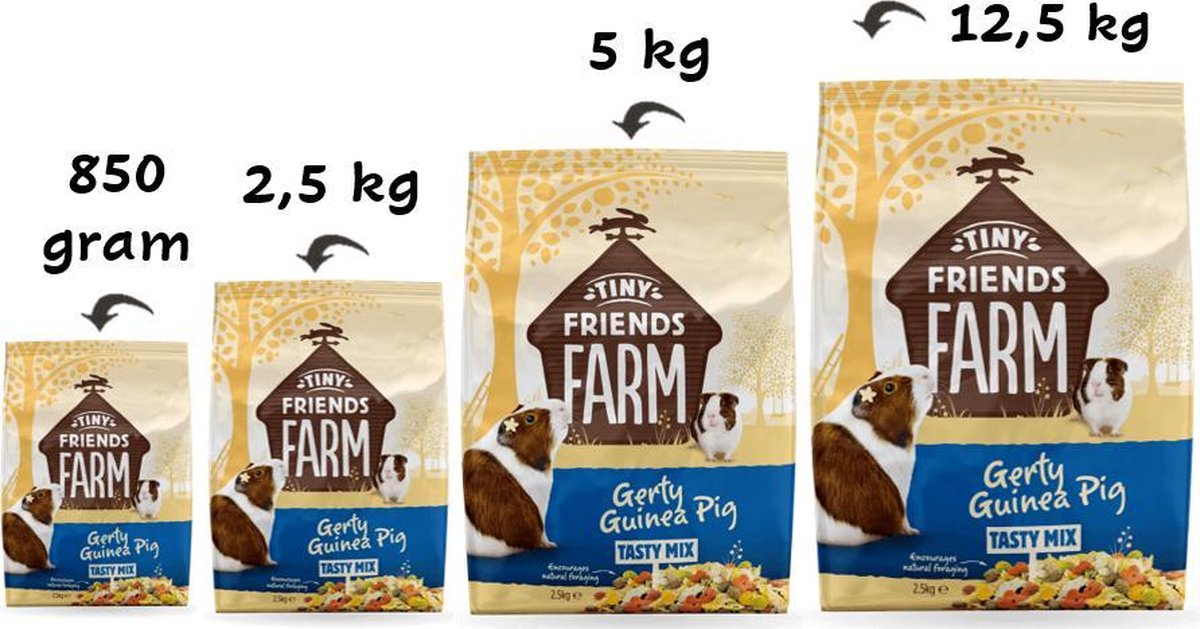 Supreme Gerty Guinea Pig - Caviavoer - 850 gr