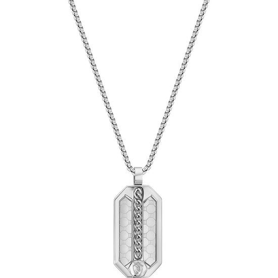 Police Unisex ketting metaal One Size Zilver 32015085