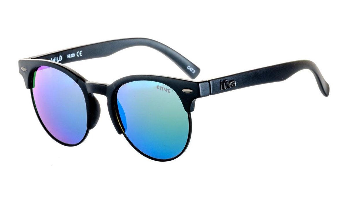 Liive Vision| Zonnebril | WILD | Mirror Polar Matt Black