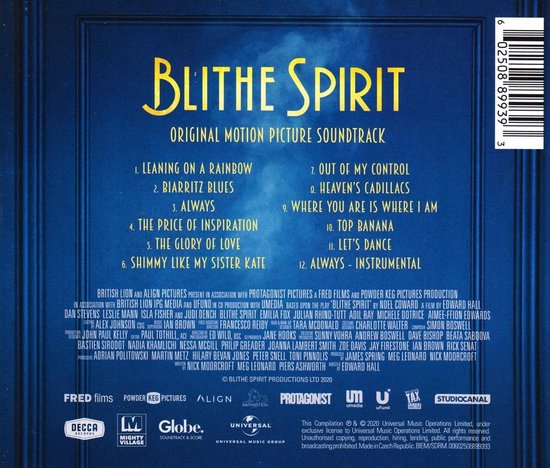Various Artists - Blithe Spirit (CD) (Original Soundtrack), various ...