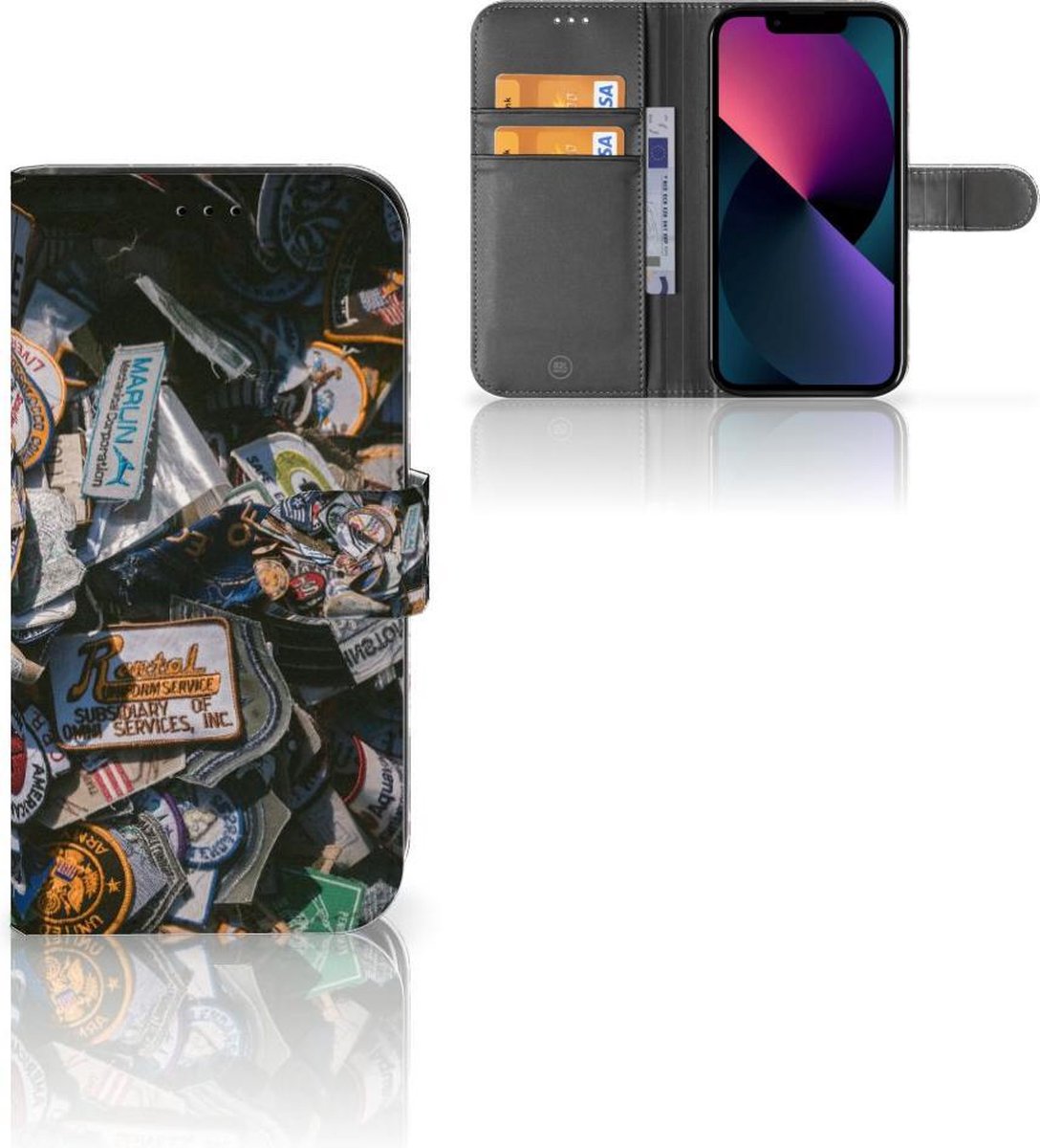 Apple iPhone 13 Telefoonhoesje met foto Badges