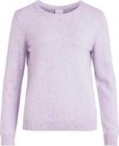 Vila Trui Viril O-neck L/s  Knit Top - Noos 14054177 Lavender/melange Dames Maat - XS