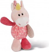 knuffel Unicorn Stupsi 25 cm pluche/polyester roze