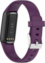 Donker Paars Silicone Band Voor De Fitbit Luxe - Large