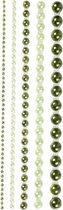 zelfklevende halve plakparels 2/8 mm groen 140 stuks