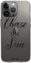 Casetastic Apple iPhone 13 Pro Hoesje - Softcover Hoesje met Design - Chase The Sun Print